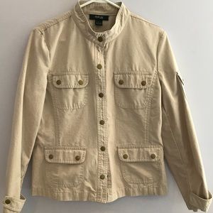 Style and Co. Khaki Utility Jacket